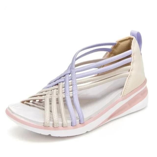 Kyline – Orthopädische Feder-Sandalen mit Memory-Schaum-Stütze