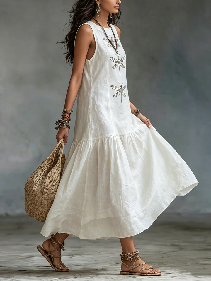 Genf – Ärmelloses Maxikleid