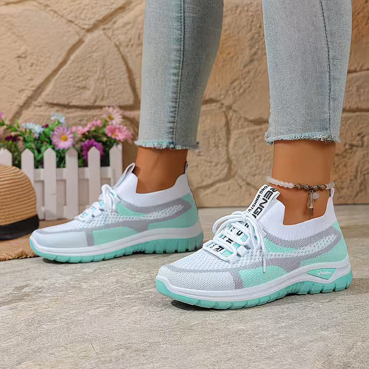 Ria – Atmungsaktive Mesh-Sneaker mit Farbverlauf