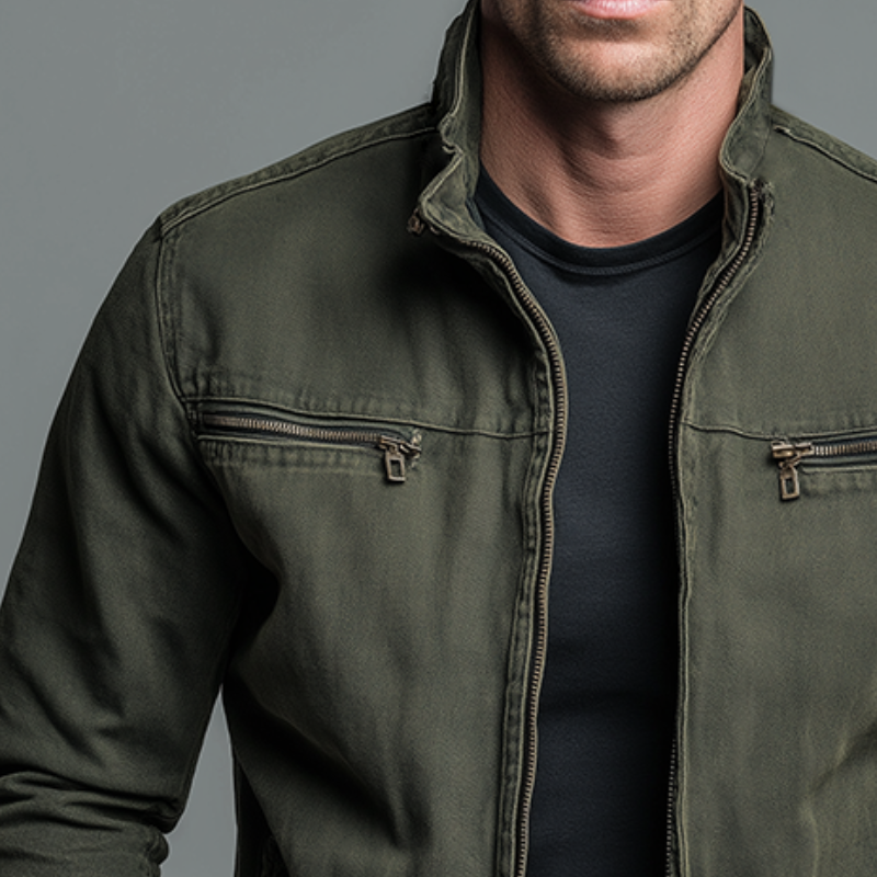 Philip – Klassische Freizeitjacke aus Baumwolle