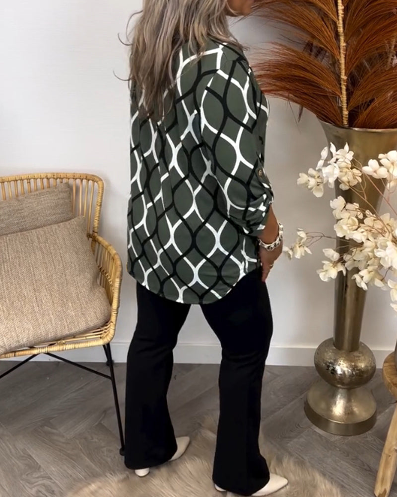 Alisha - Bluse mit Grafik-Print