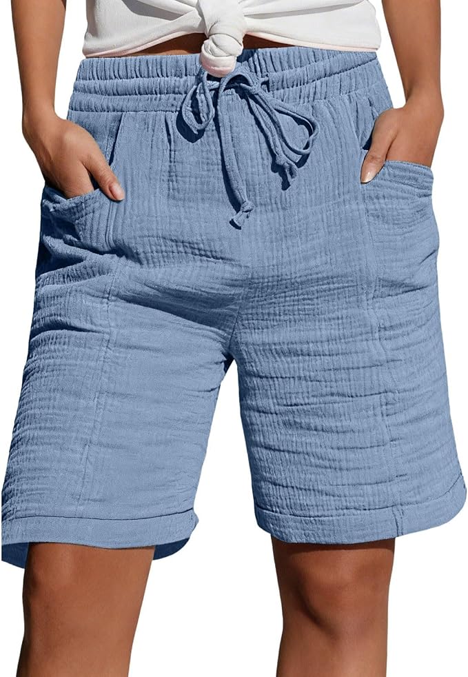 Bridgette – Entspannte Bermuda-Shorts mit Tunnelzug