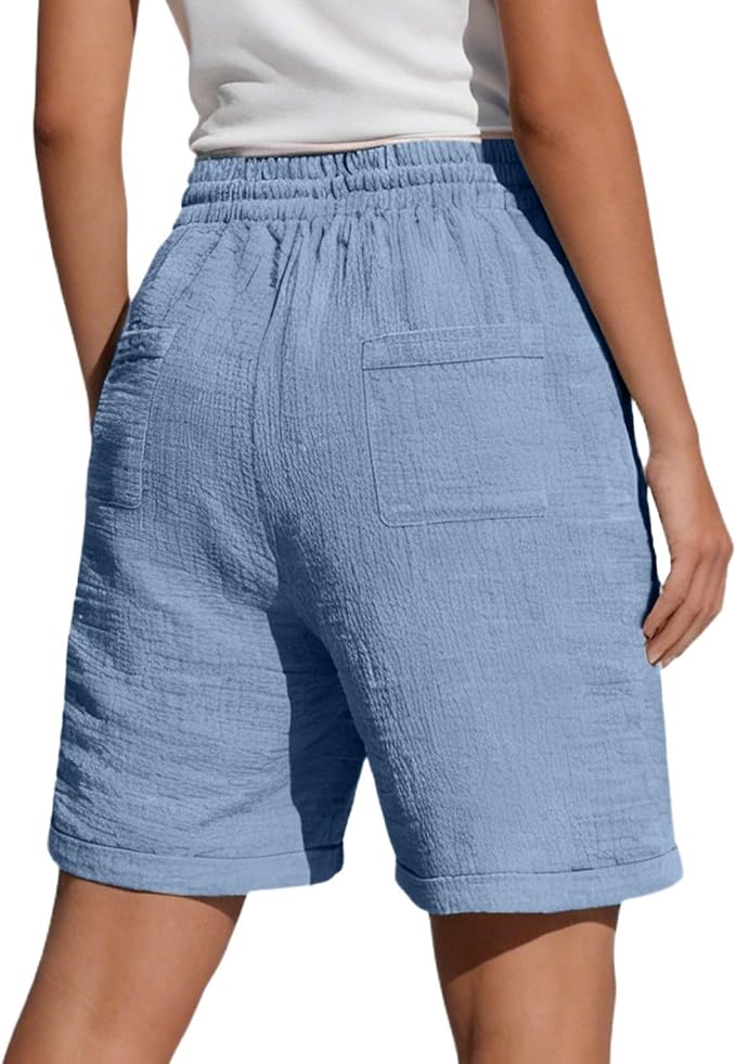 Bridgette – Entspannte Bermuda-Shorts mit Tunnelzug