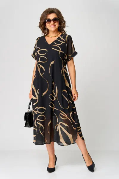 Gloria – Gemütliches, elegantes Midikleid