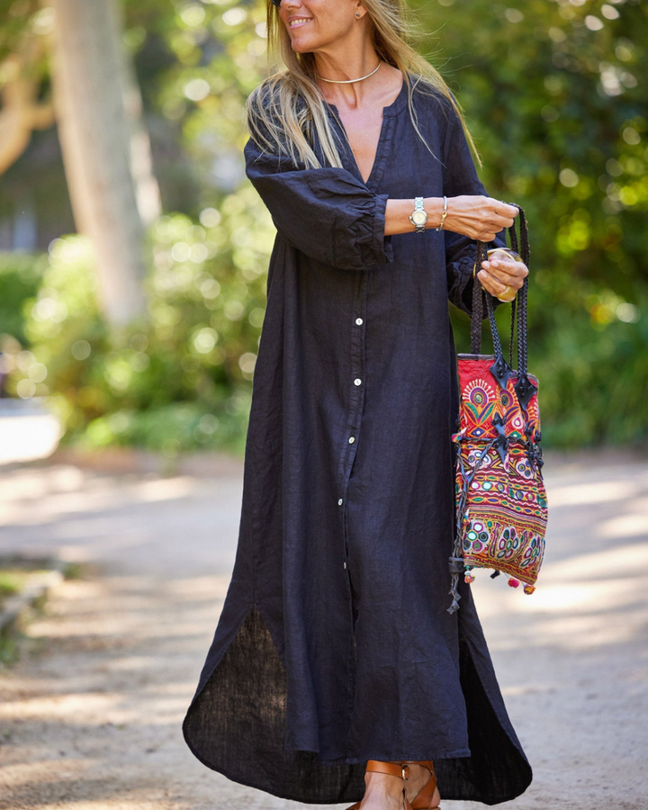 Lena - Schönes, leichtes Leinenkleid