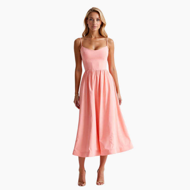 Isabella | Fließendes Midikleid