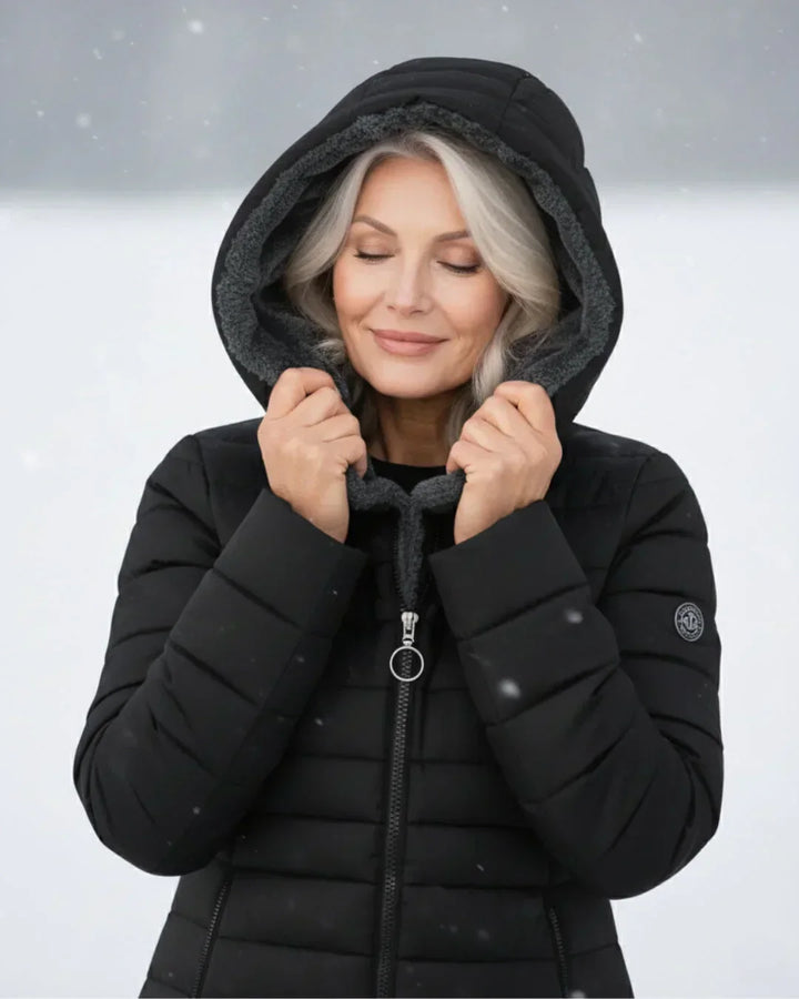 Nicole - Warme Winterjacke mit Kapuze