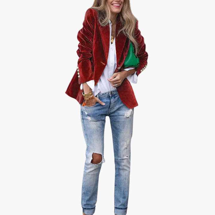 Maya | Eleganter Retro-Blazer einreihig