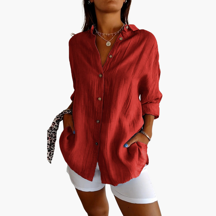 Sienna | Elegante Plisseebluse