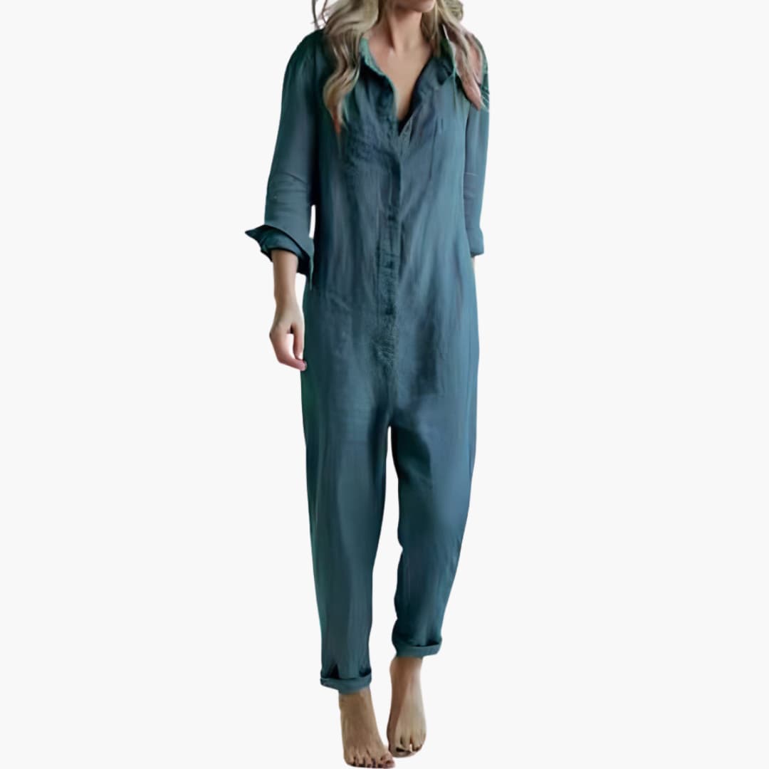 Martha | Elegantes Langarm-Jumpsuit