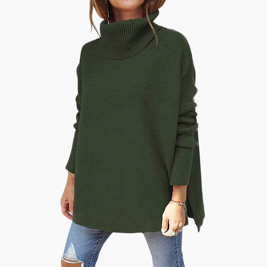 Leah | Hochgeschlossener Strickpullover