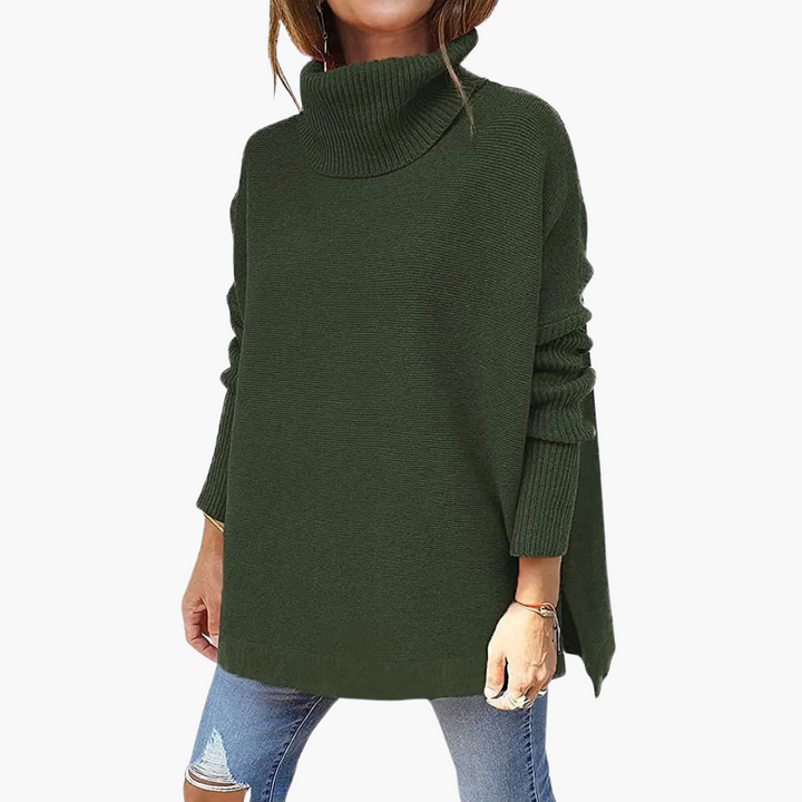 Leah | Hochgeschlossener Strickpullover