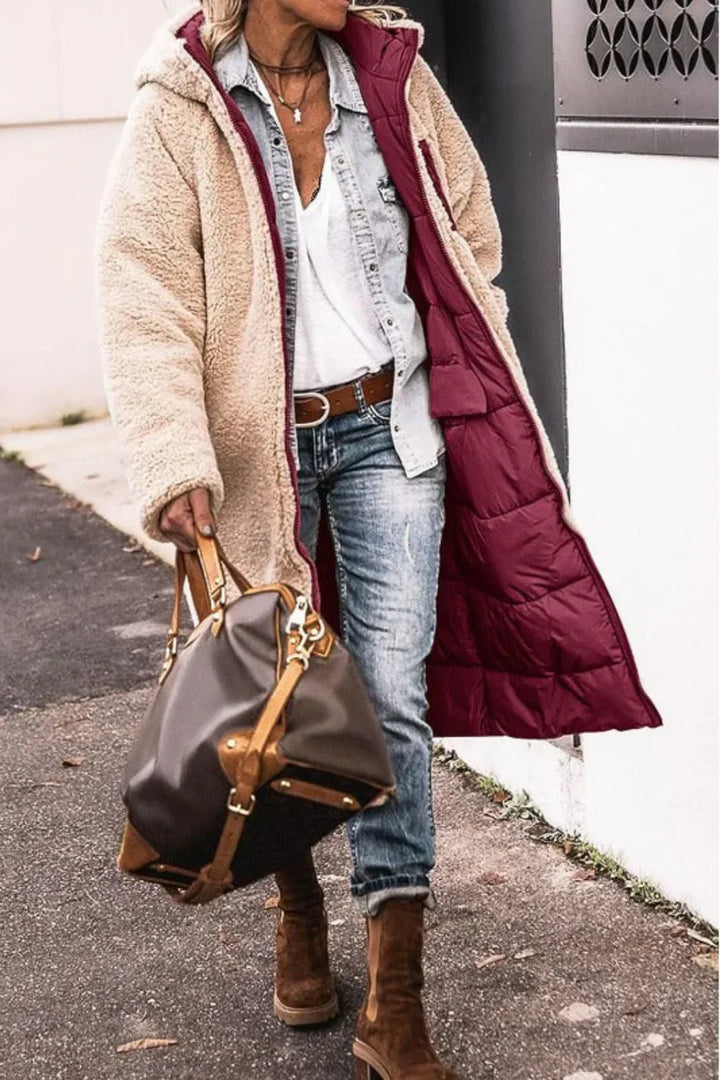 Marielle – Wendbare lange Winterjacke