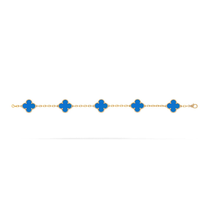 KLEEBLATT | Blauer Armband