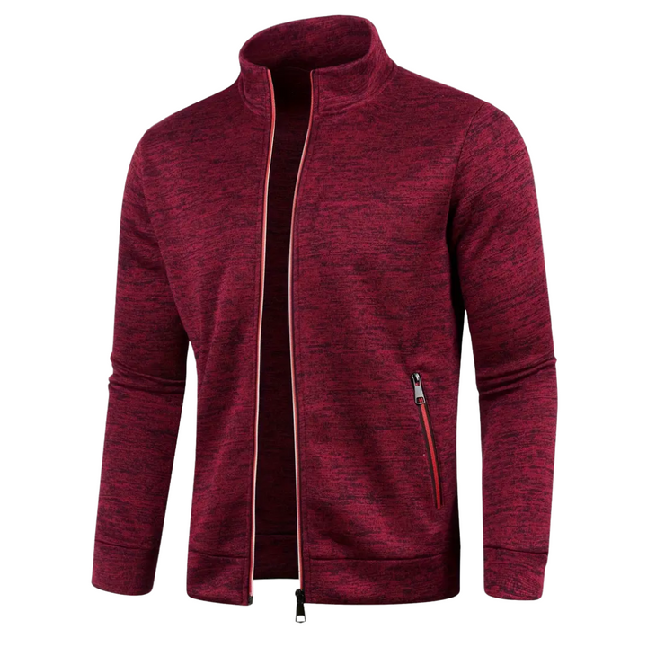 Clint – Klassische Strickjacke mit Reißverschluss
