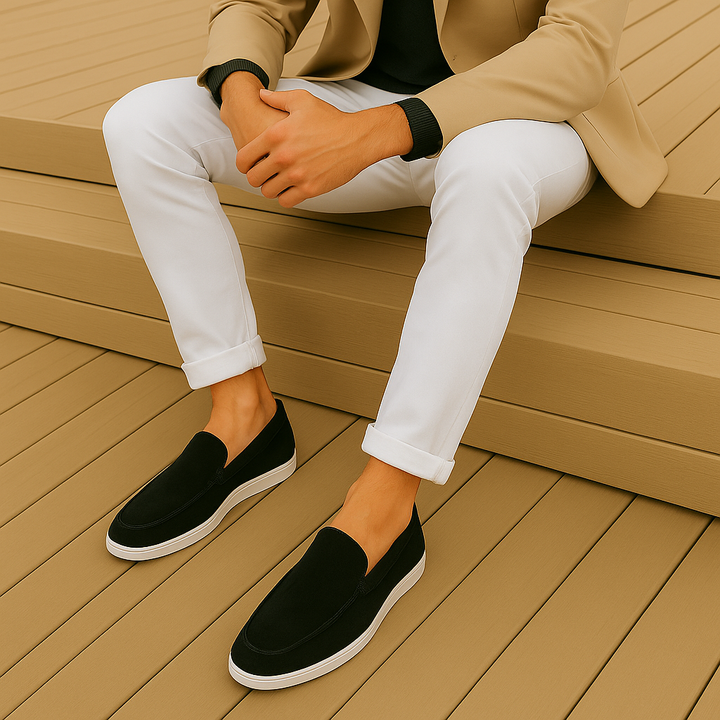 Mike - Elegante Wildleder-Slipper