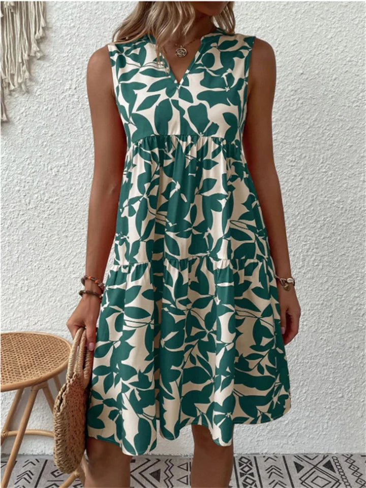 Alyana – Fließendes Midikleid mit Blumenmuster