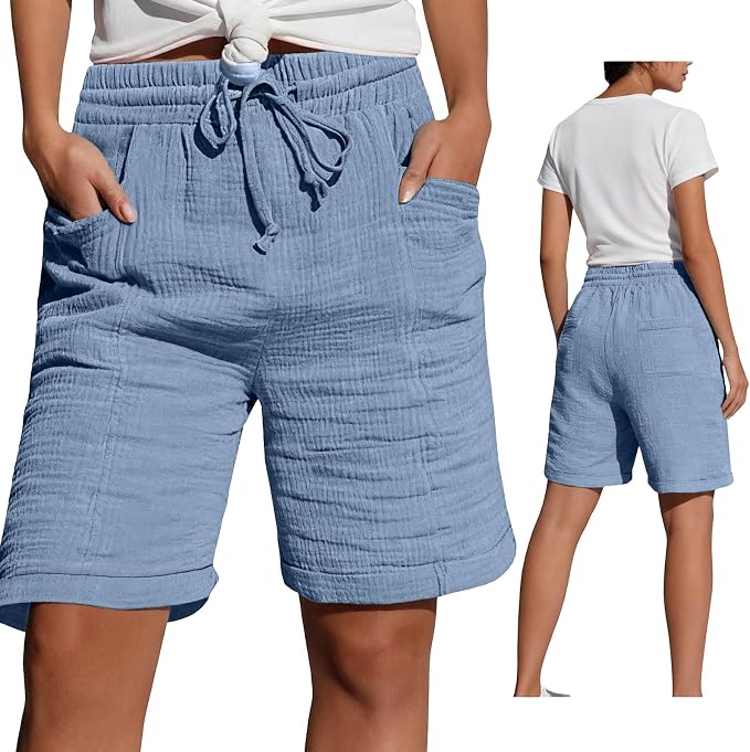 Bridgette – Entspannte Bermuda-Shorts mit Tunnelzug