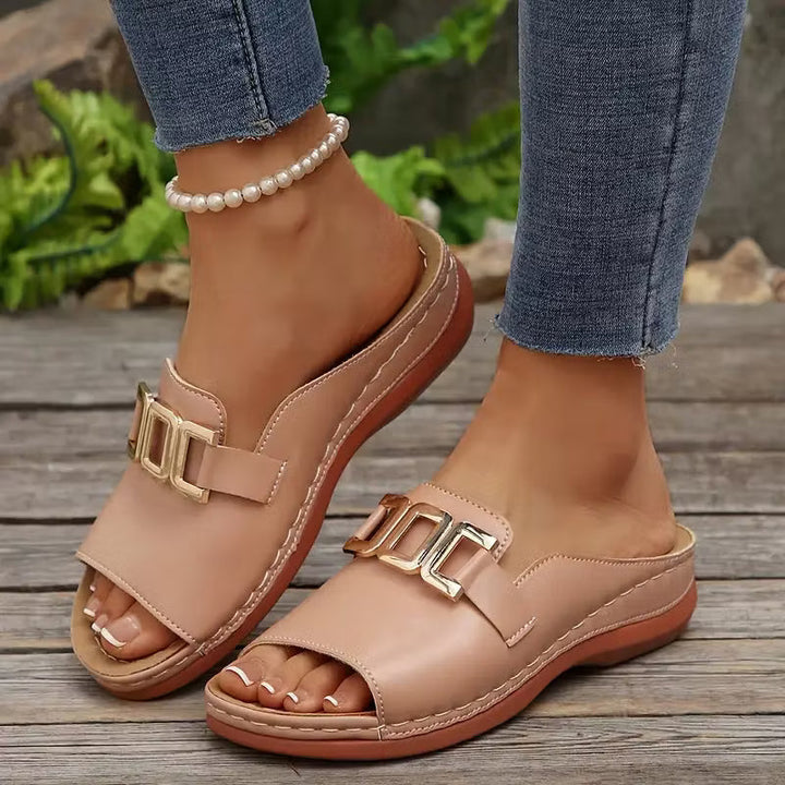 Marjorie – Orthopädische Komfort-Keilsandalen