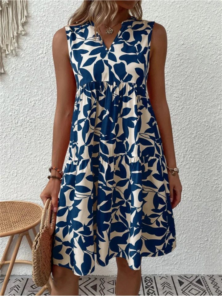 Alyana – Fließendes Midikleid mit Blumenmuster