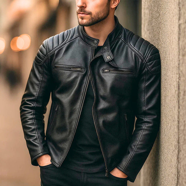 Kiel – Premium-Leder-Motorradjacke