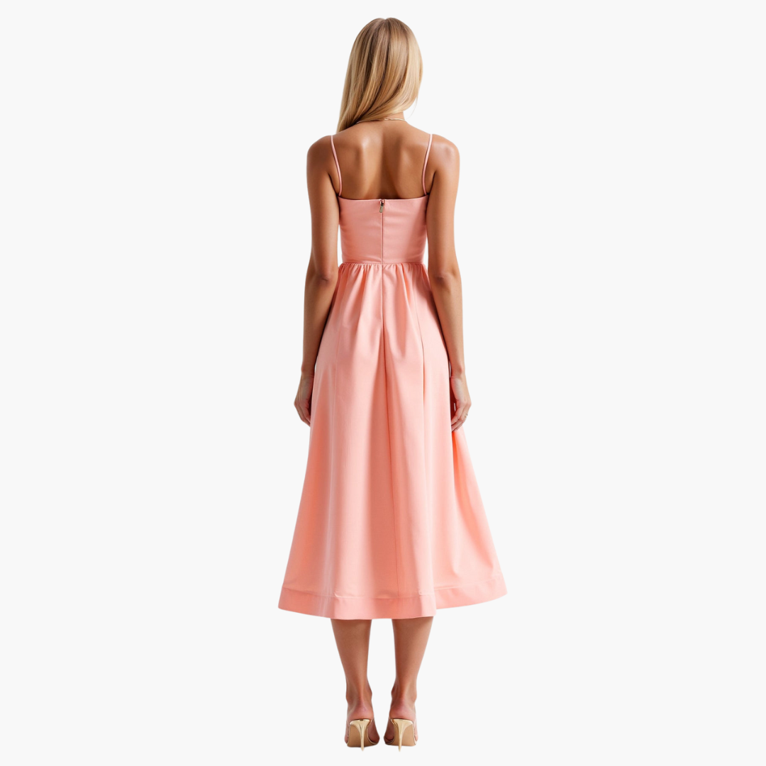 Isabella | Fließendes Midikleid