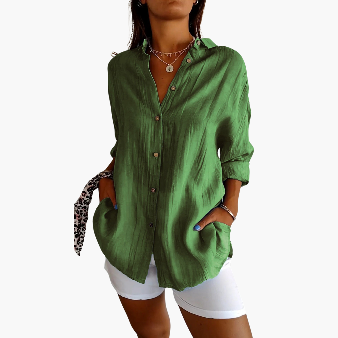 Sienna | Elegante Plisseebluse