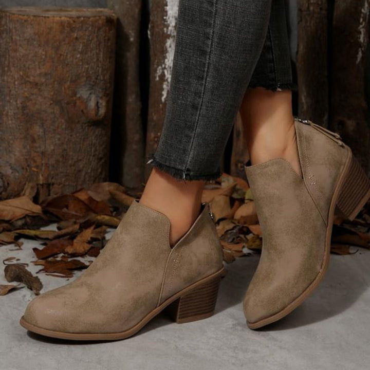 Hera – Stiefeletten mit strukturierten Fransen