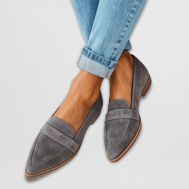 Loren - Orthopädische Loafer aus weichem Wildleder