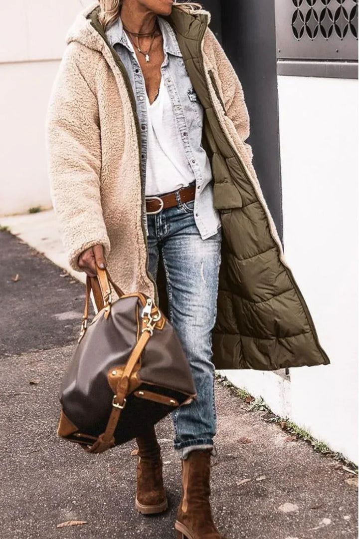 Marielle – Wendbare lange Winterjacke