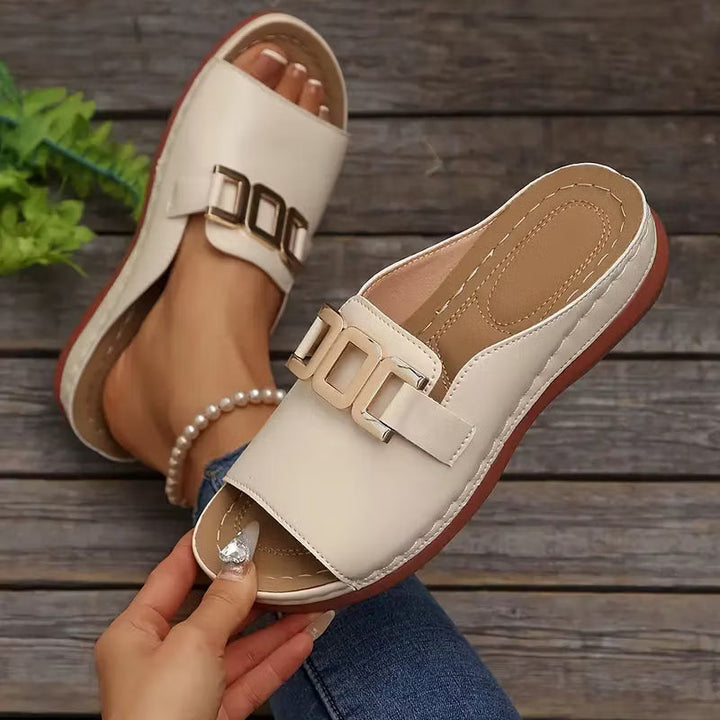 Marjorie – Orthopädische Komfort-Keilsandalen