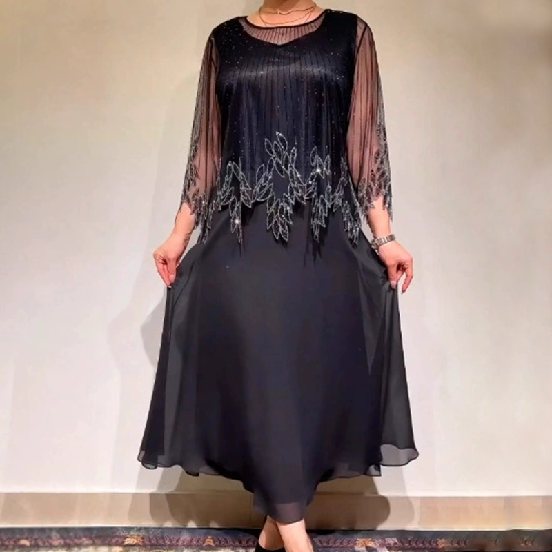 Louisa – Fließendes, elegantes Midikleid
