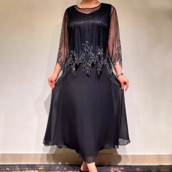 Louisa – Fließendes, elegantes Midikleid
