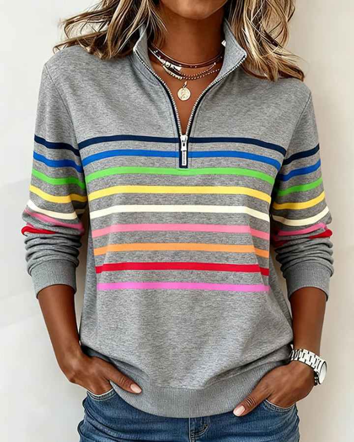 Jesie – Lässiger Pullover mit farbenfrohem Komfort