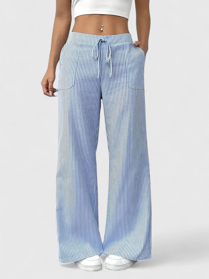Dany – Weite, atmungsaktive Hose mit eleganten Details