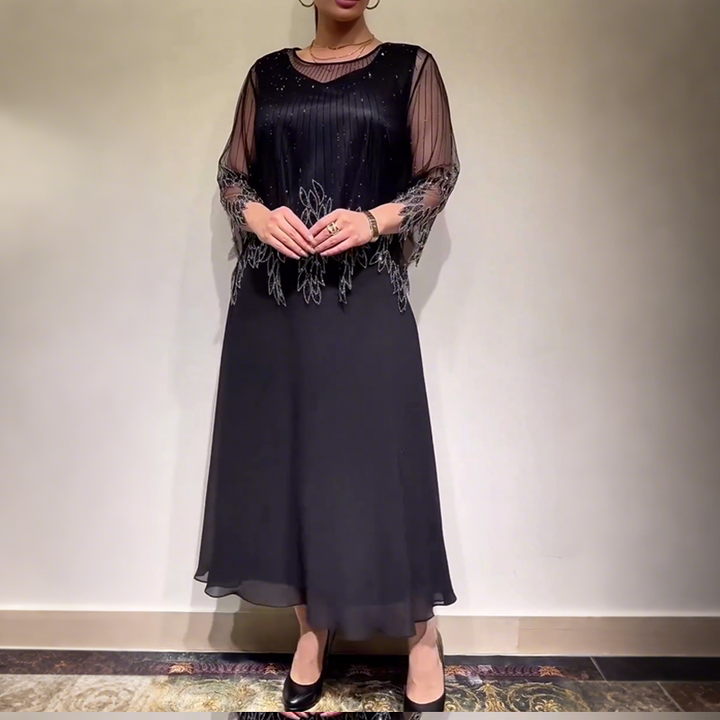 Louisa – Fließendes, elegantes Midikleid