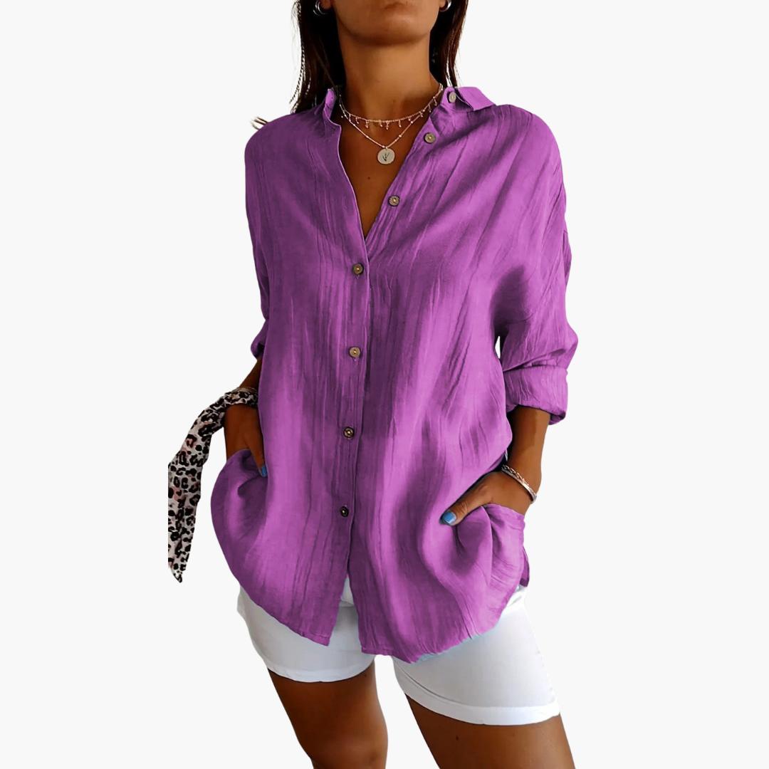 Sienna | Elegante Plisseebluse
