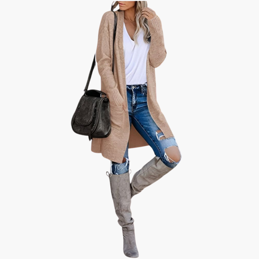 Holly | Legere Strickjacke mit Taschen