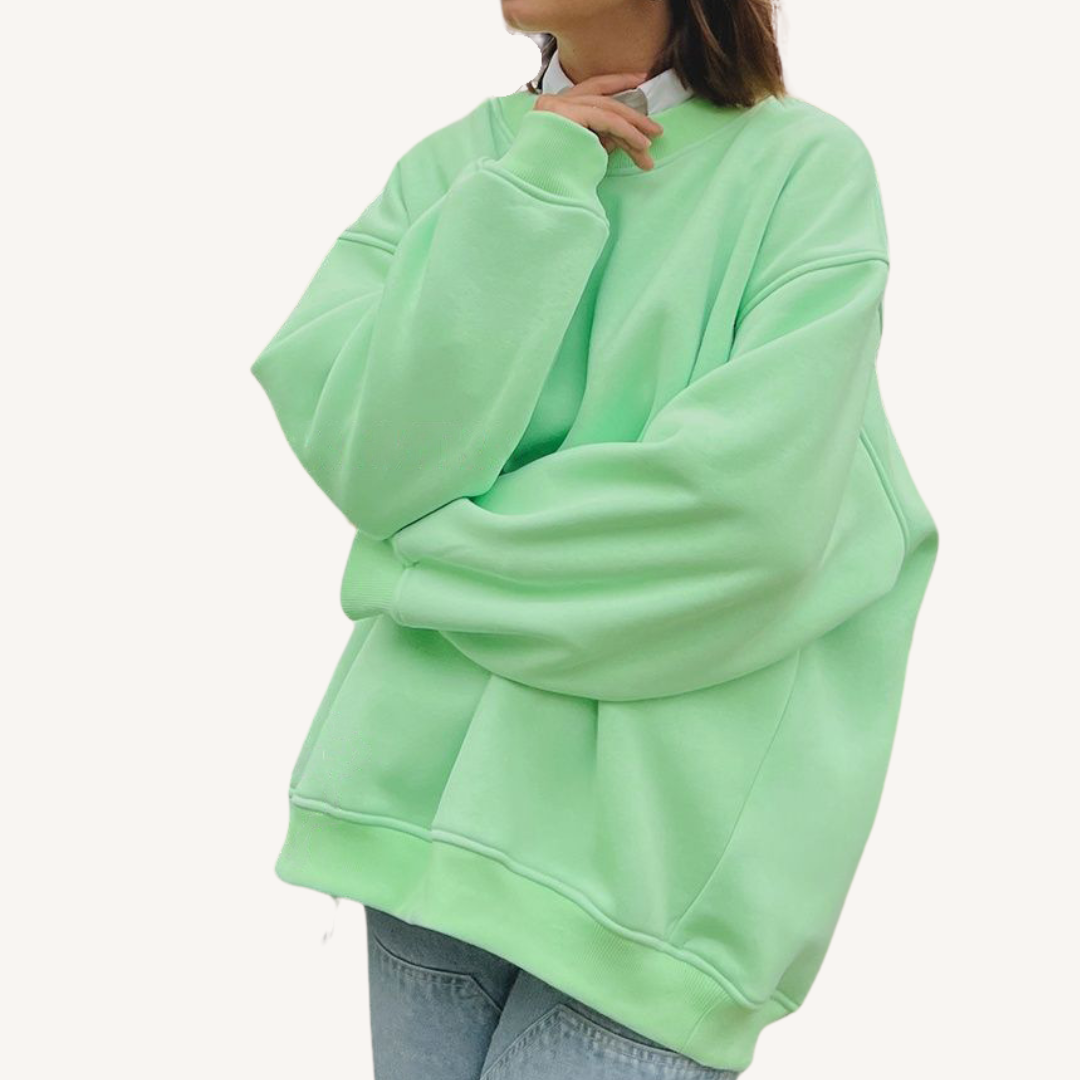 Haley | Übergroßes Fleece-Sweatshirt