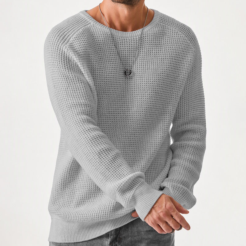 Holden - Pullover mit strukturierter Waffelstrick-Optik