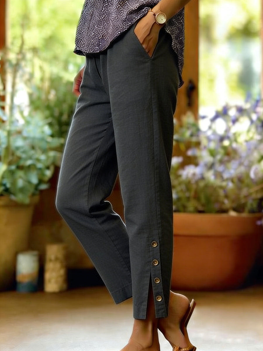 Jeena - Leichte Leinenhose
