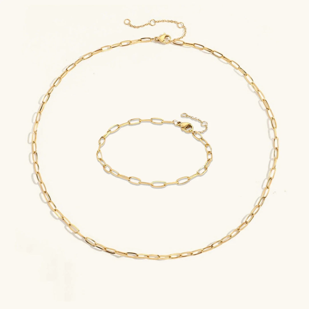 Aurelia Paperclip Ketten Set