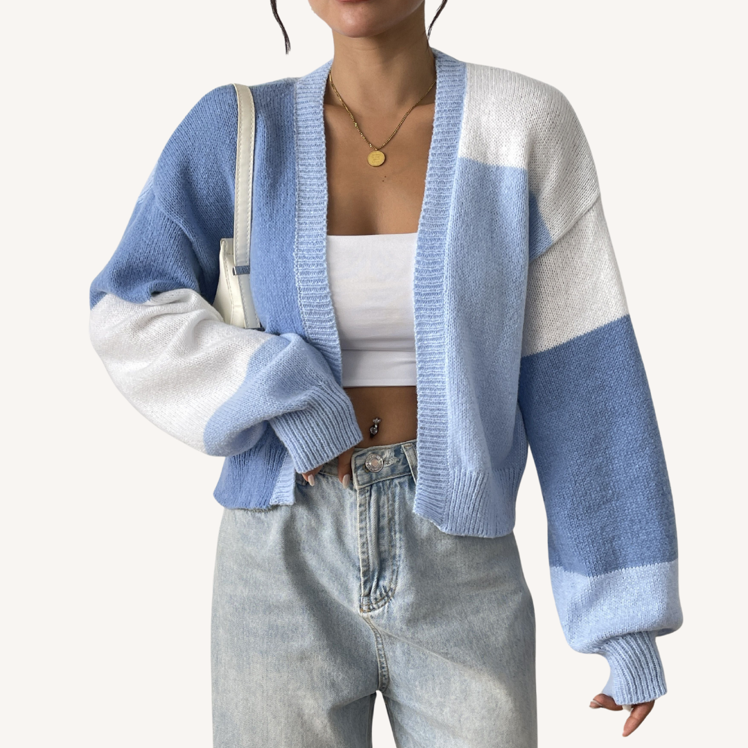 Adline | Colour-Block-Cardigan