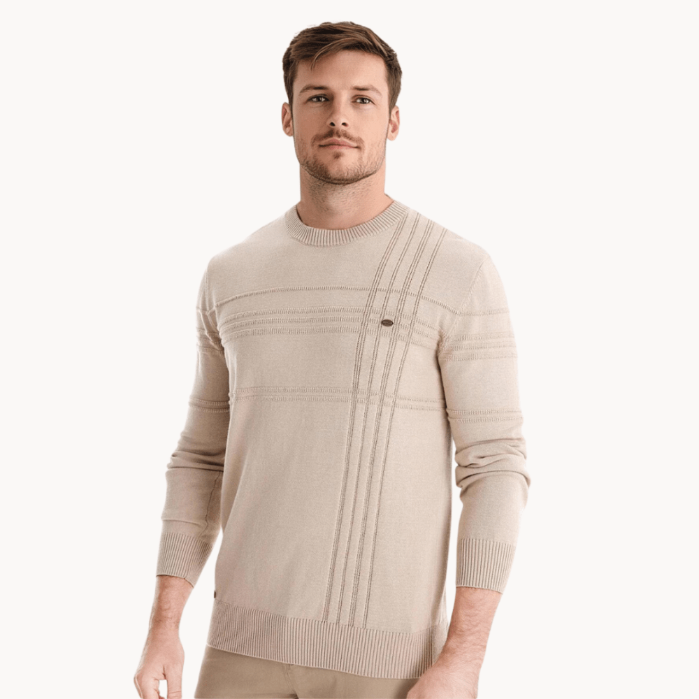Seve – Eleganter karierter Pullover