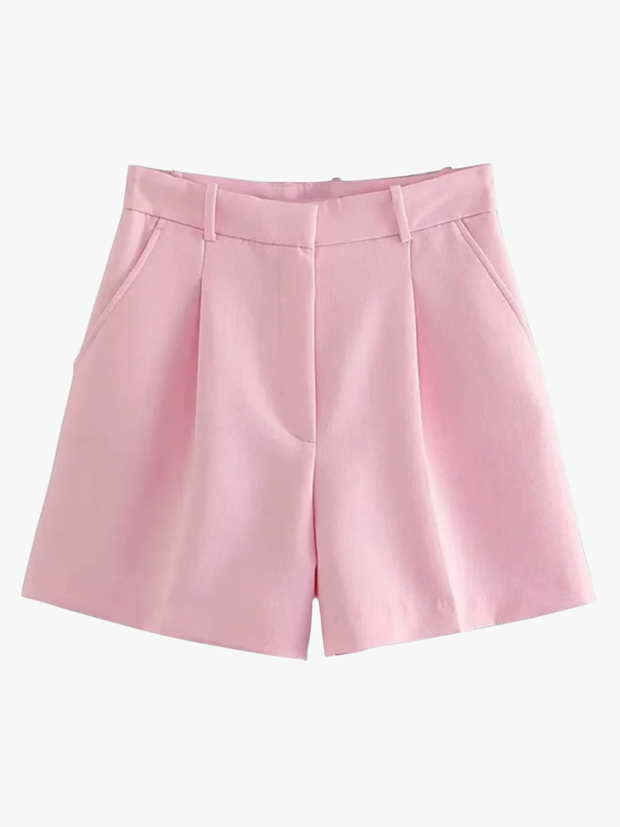 Simone – Elegante High-Waist-Sommershorts