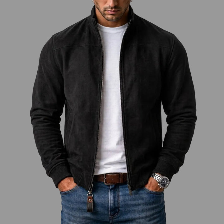 Rhett – Wildleder-Bomberjacke