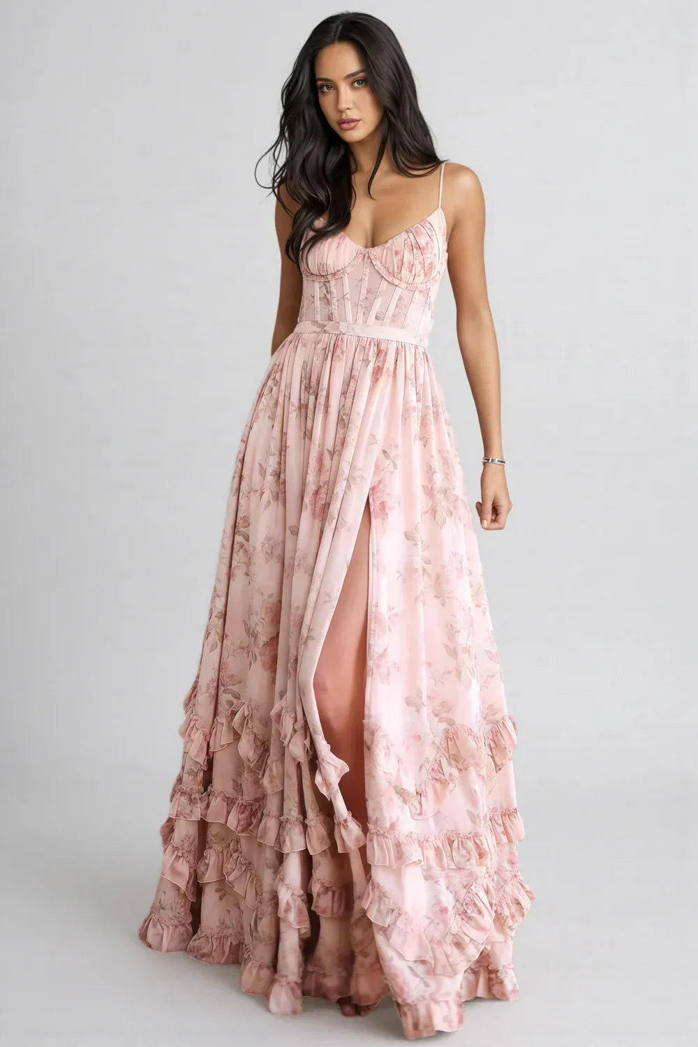 Bella - Fließendes Boho-Maxikleid