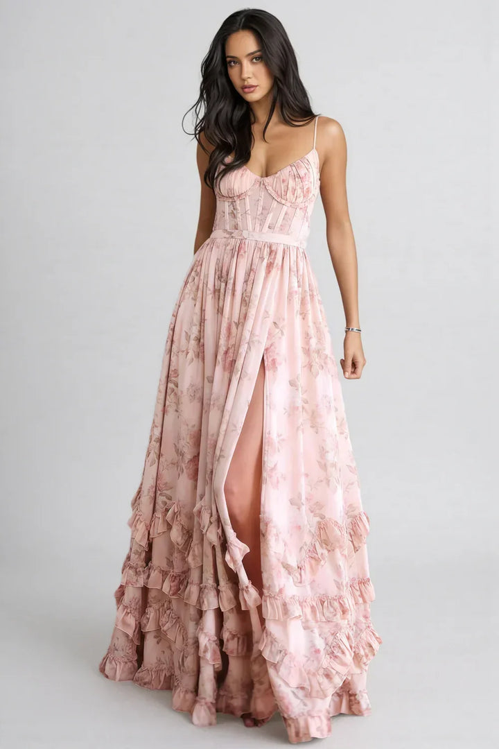 Bella - Fließendes Boho-Maxikleid