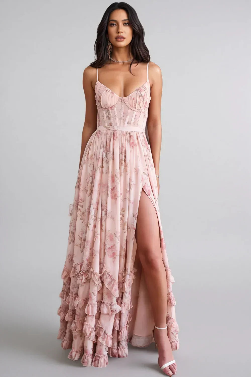Bella - Fließendes Boho-Maxikleid