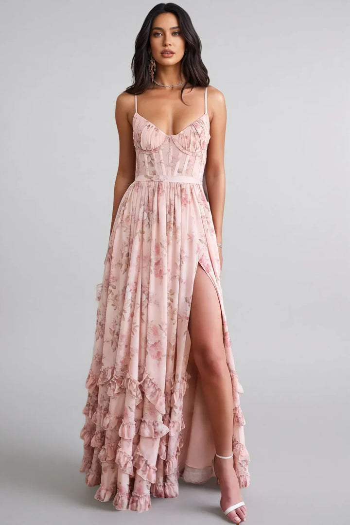 Bella - Fließendes Boho-Maxikleid